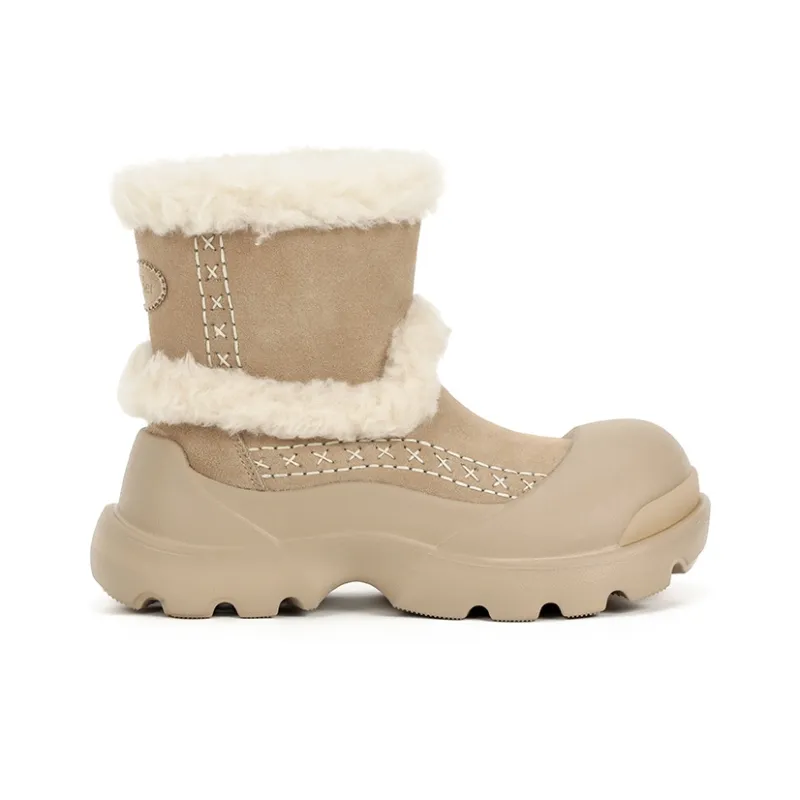 Ouder Sheller Snow Boots Unisex Brown-1