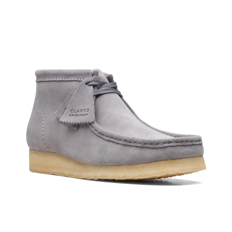 Clarks Originals Wallabee Boot Grey Suede-3