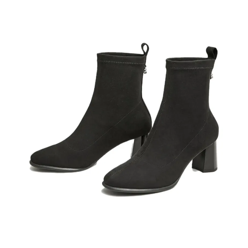 TATA Ankle Boots Women's Black/Brown-4