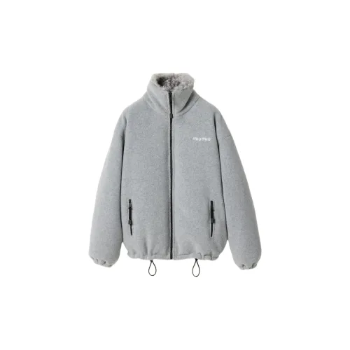 MIU MIU Down Jacket Women's Gray