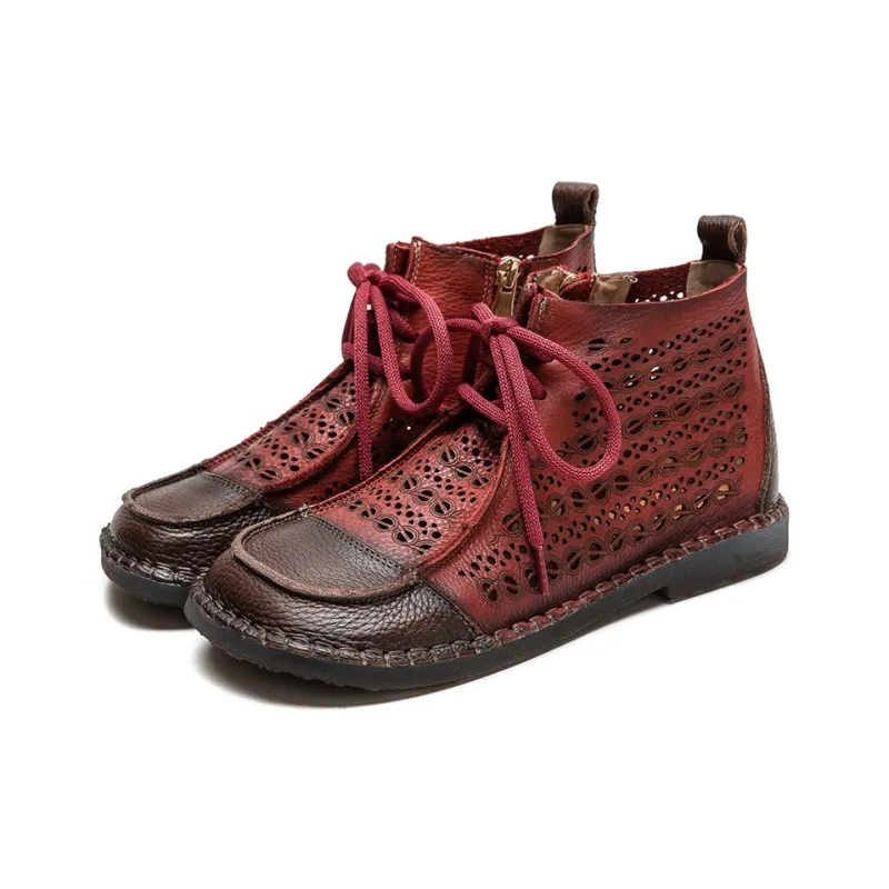 Jay Ankle Boots Women's Brown/Red/Beige-6
