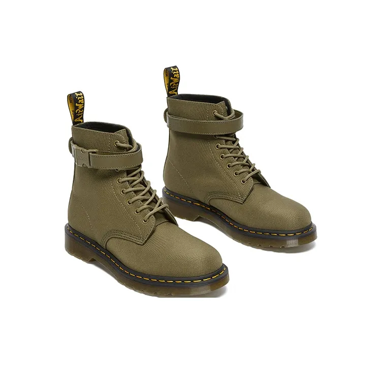 Dr. Martens 1460 Futura Laboratories Olive Strap Canvas-2