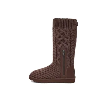 UGG Classic Cardi Cabled Knit Boot Burnt Cedar Women's
