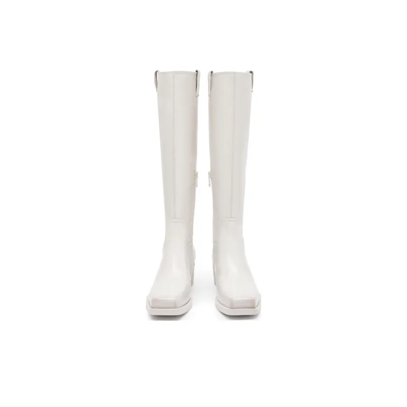 Staccato Wandering Polka Knee high Boots 4.5cm Women's-18