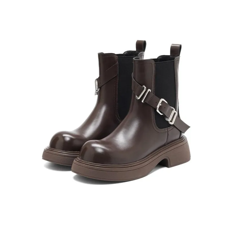 15 MINS Short Chelsea Boots 5cm Women's-2