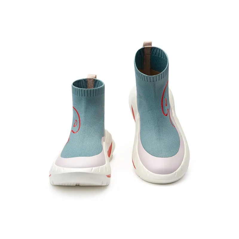 U.IN Painted Travel Shoes-Clarks 4-Color Collection Ankle Boots Unisex-2