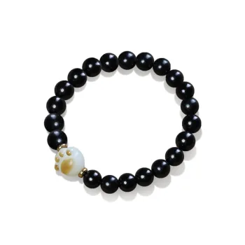 Jinghua Record Ebony Wooden Bracelets Unisex