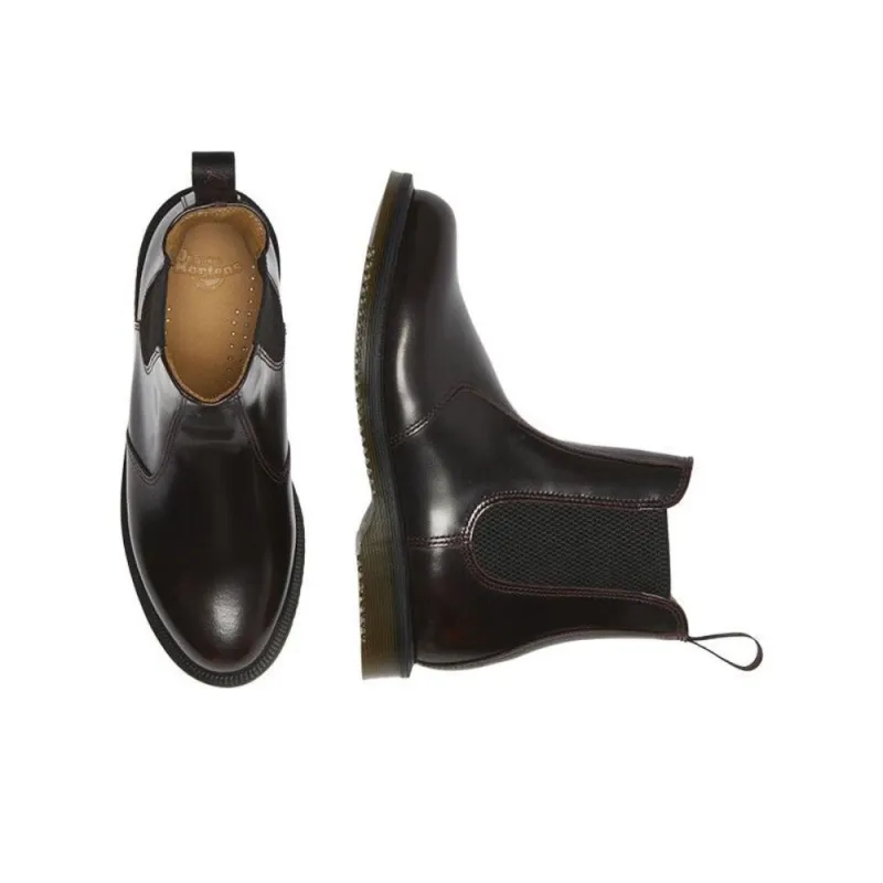 Dr.Martens Short Chelsea Boots Women's Cherry Red-3