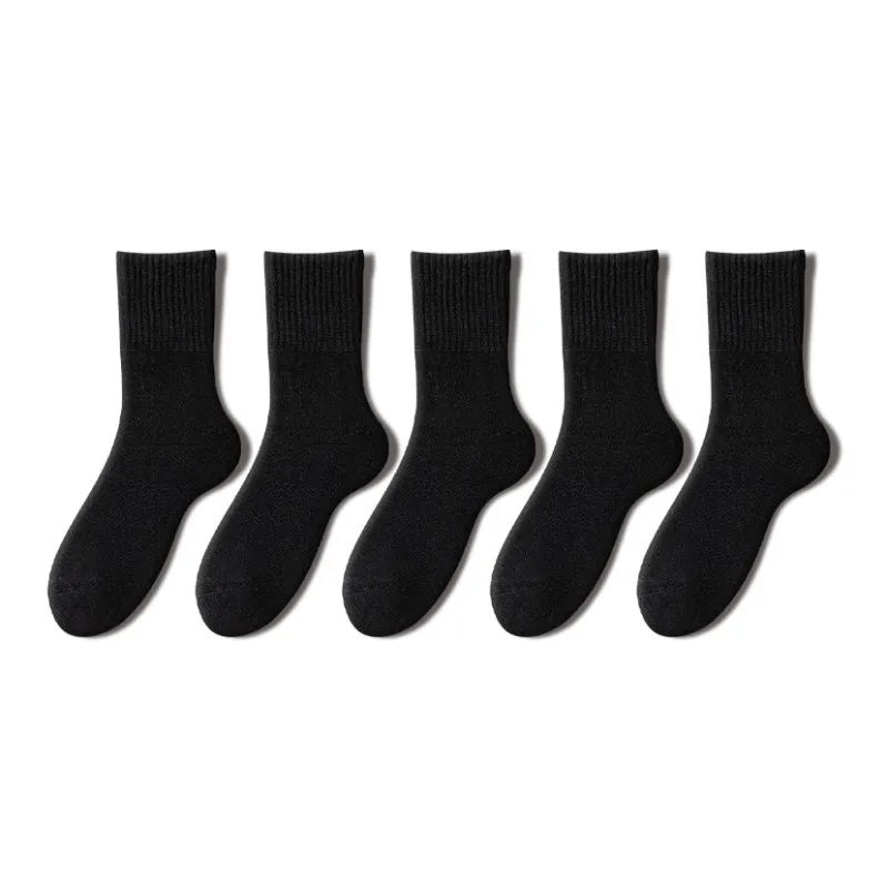 YINSHILIANGPIN Mid Calf Socks Men's 5 Pack-14
