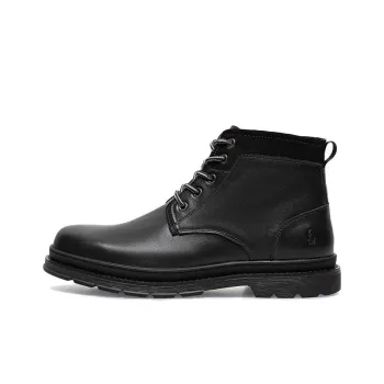 Hush Puppies Ankle-Length Martin Boot Men's Black