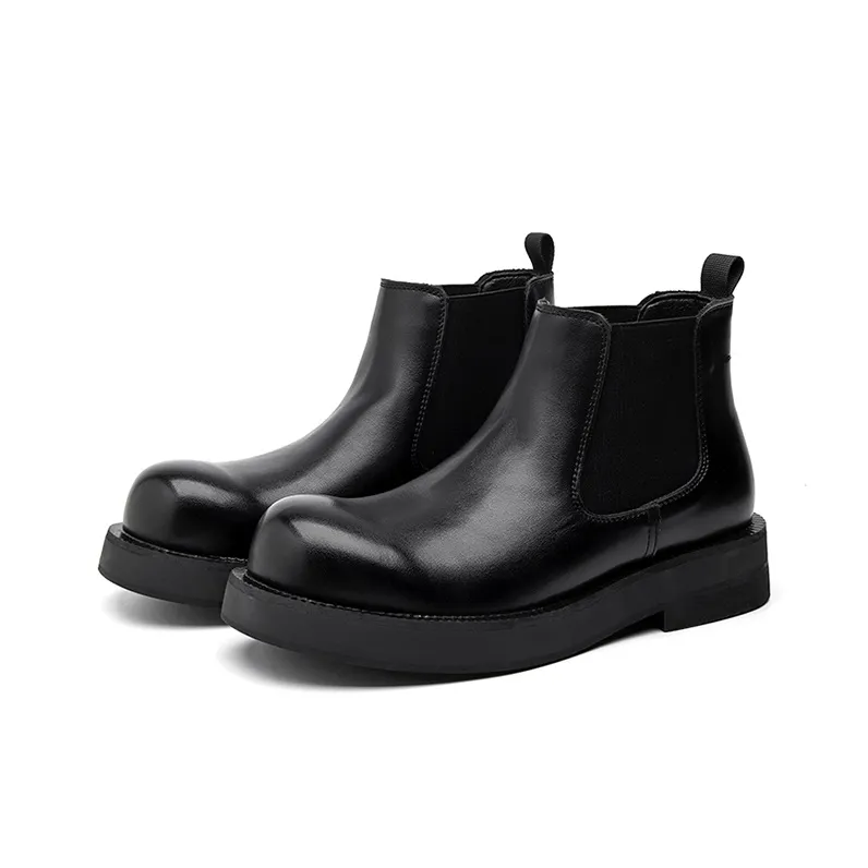 GZZ Crew Chelsea Boots Men's Black-2