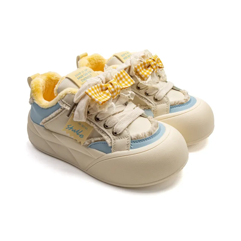 STAE Warm Wear-Resistant Slip-Resistant Low-Top Skateboard Shoes Women's Box Included-2