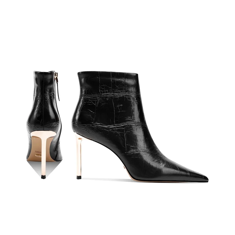 Shesrim Ankle Boots Women's Black-2