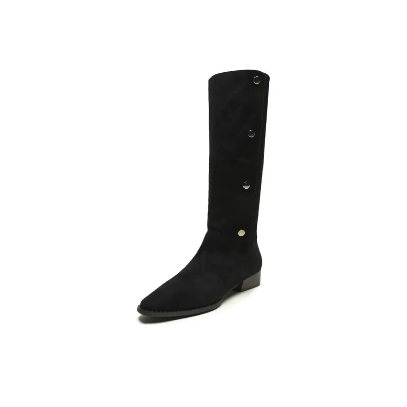Mulinsen Knee-high Boots 3cm Women's-9