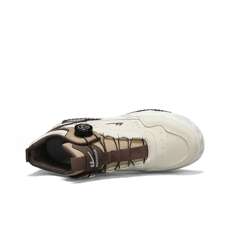 WARRIOR Martin Boots Men Black/Khaki/Beige Brown-17