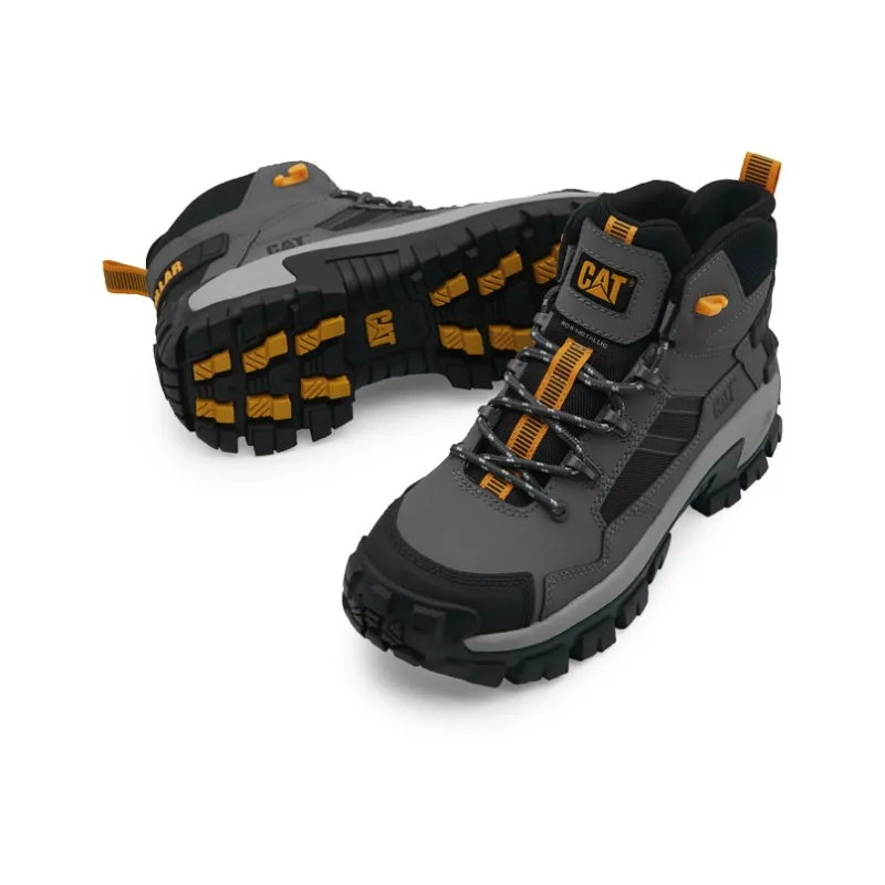 CAT Invader Mid Vent CT SS25 Short Martin Boot Men's Gray-2
