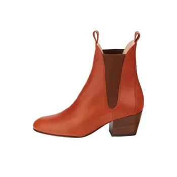 AGL Short Chelsea Boots 13cm Women's Red
