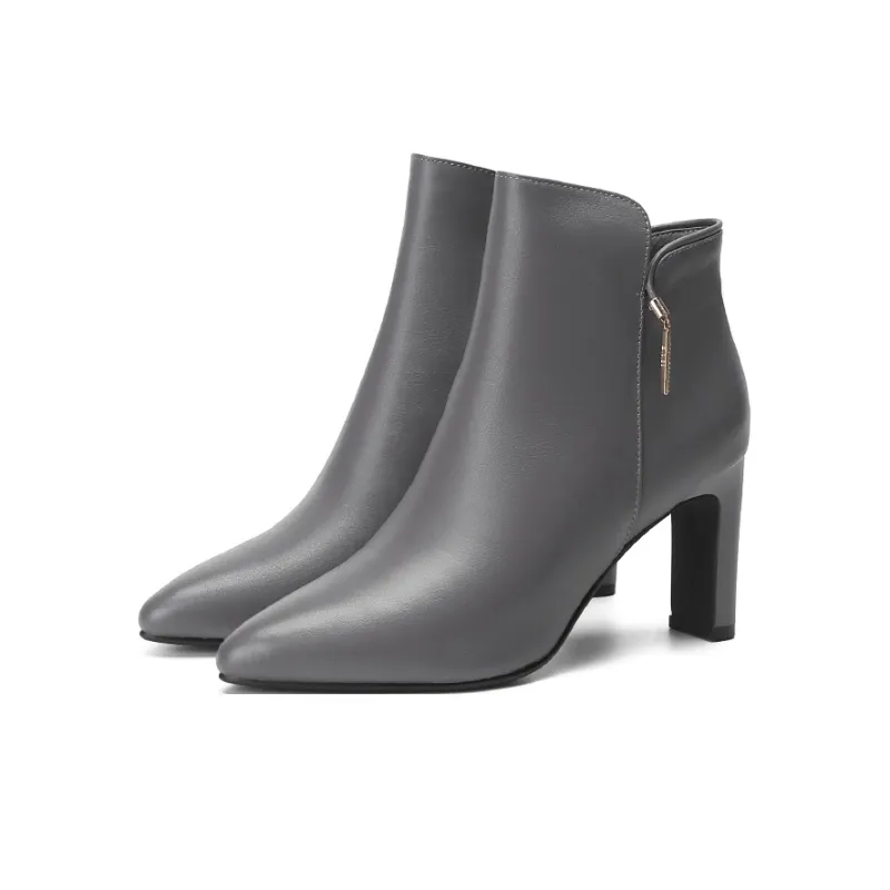 VEDULLAR Ankle Boots Women's Black/Gray-7