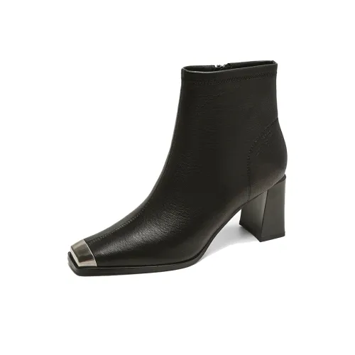 BAFFN Ankle Boots 6cm Women's Black