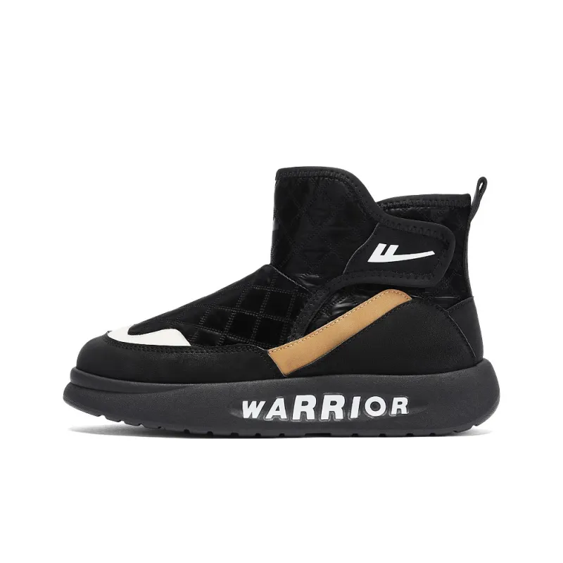 WARRIOR Snow Boots Men Black Orange-0