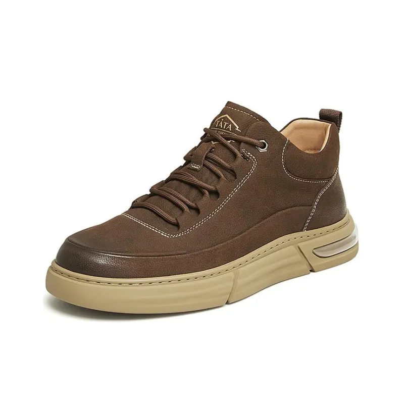 TATA Ankle Boots Men Solid Color-14