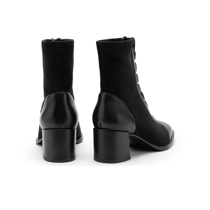 NATURSUN Cloudy Soft Raccoon Collection Ankle Boots 5.5cm Women's-10
