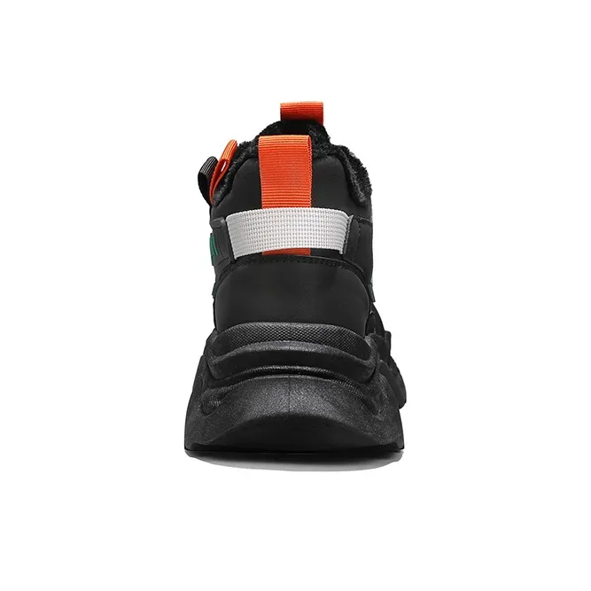 JKEM Anti-Slip And Wear-Resistant Warm High-Top Chunky Sneakers Men's-18