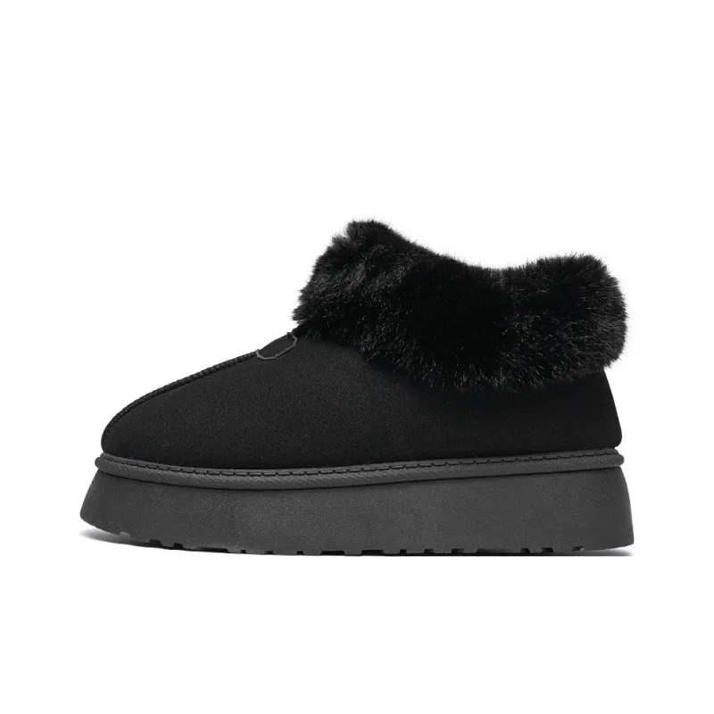 AAA SINCE 1955 Warm Wear-Resistant Height Increasing Slip-Resistant Short Snow Boots Women's-14