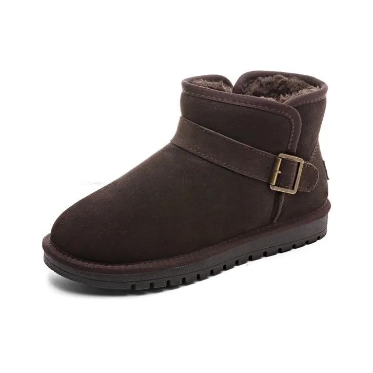 Warrior Short Snow Boots Unisex Umber-1