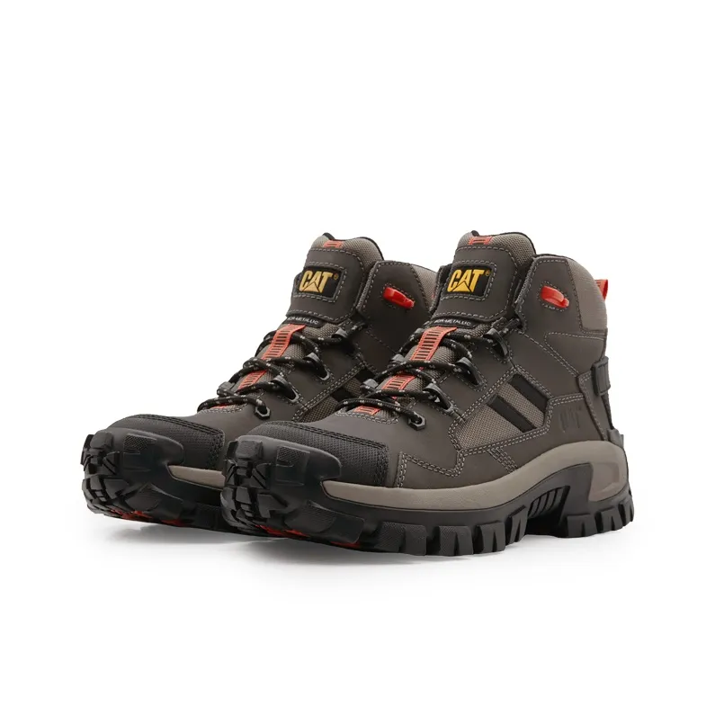 CAT Invader Mid Vent CT SS23 Short Martin Boot Men's Dark Green-1