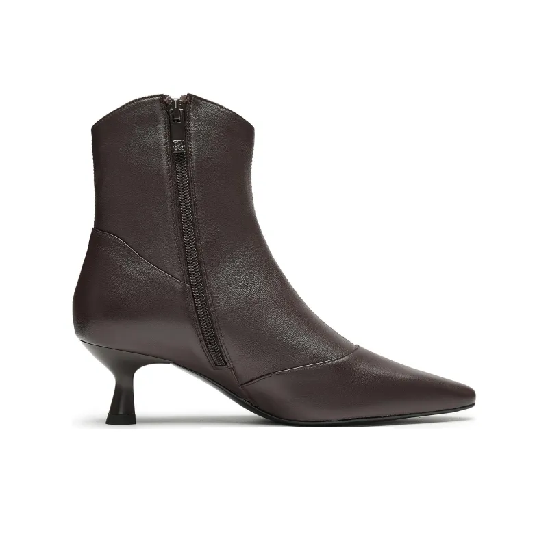 Joypeace First Ankle Boots Women's Apricot/Burgundy-3
