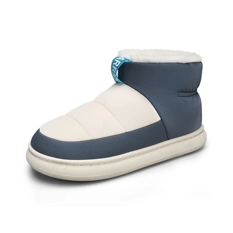 Warrior Warm And Wear Resistant Coverage Crew Snow Boots Men's Blue Gray-1