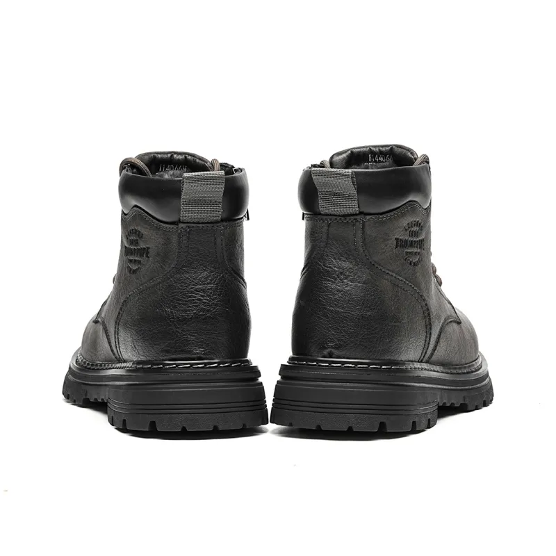 TRUMPPIPE Short Martin Boot Men's Gray-2