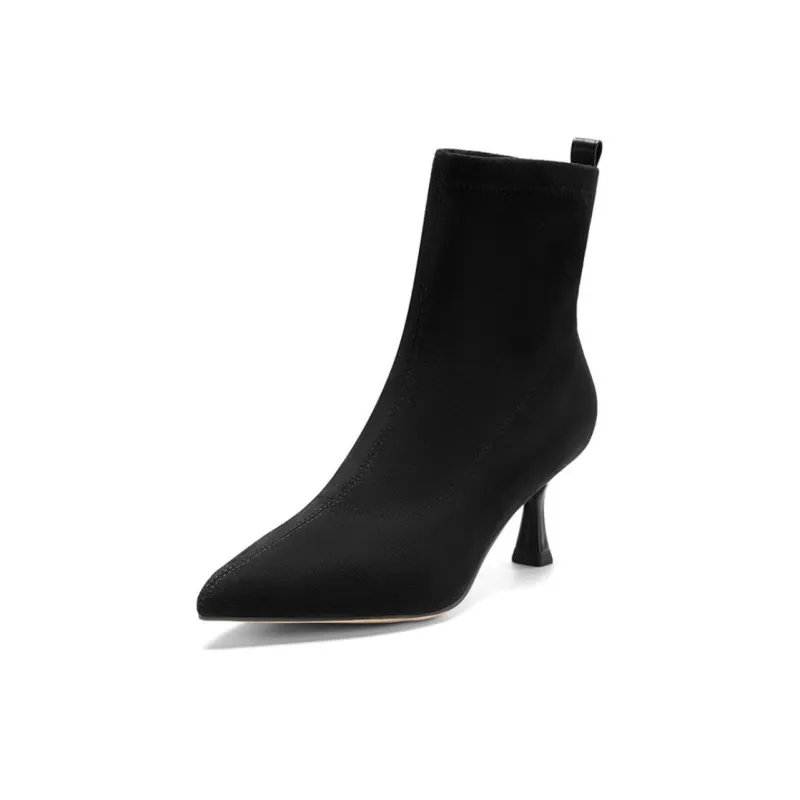 NINE WEST Ankle Boots 6.5cm Women's Black-1