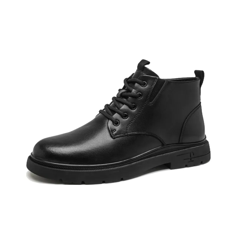 Shu Family Short Martin Boot Men's Black-3