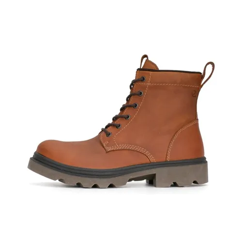 Ecco Short Martin Boot Men's Brown