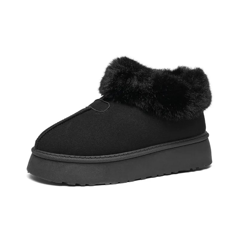 AAA SINCE 1955 Warm Wear-Resistant Height Increasing Slip-Resistant Short Snow Boots Women's-16