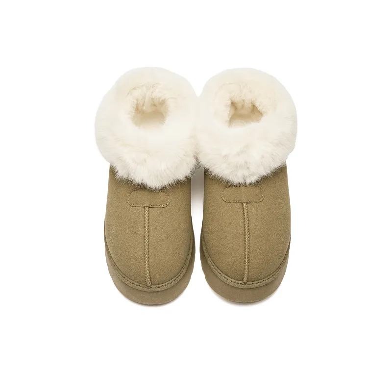 AAA SINCE 1955 Warm Wear-Resistant Height Increasing Slip-Resistant Short Snow Boots Women's-11