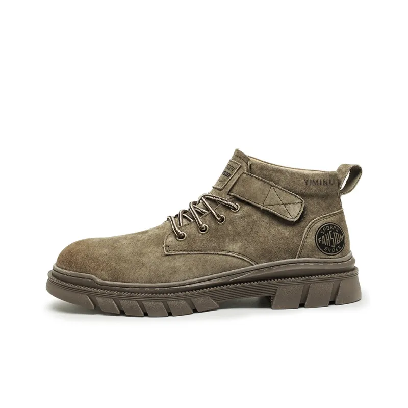 Eminu Martin Boots Men Yellow-0