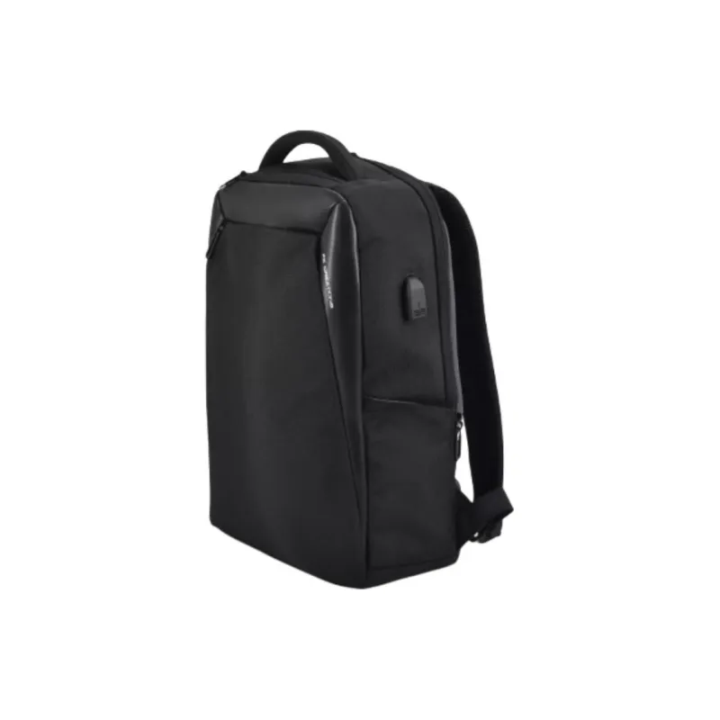 FX CREATIONS Nylon Backpack Unisex Black-1
