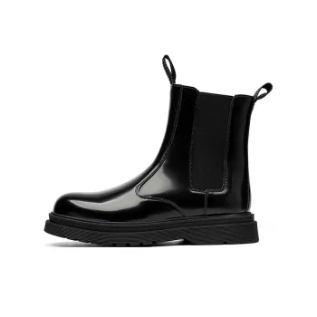 YEDANI Short Chelsea Boots Men's Black