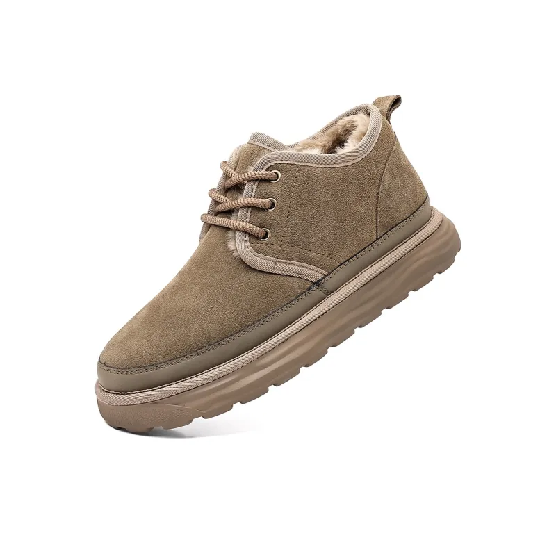 Mulinsen Warm Slip-Resistant Short Snow Boots Men's-1