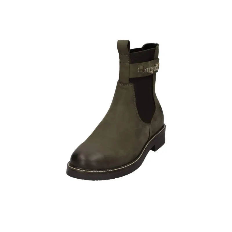 Bugatti Short Chelsea Boots Women's Green-1