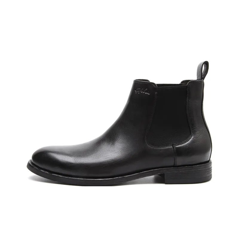 Satchi Chelsea Boots Men Black-0