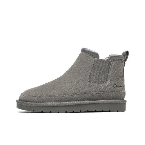 C°BANNER Ankle Length Chelsea Boots Men's Gray