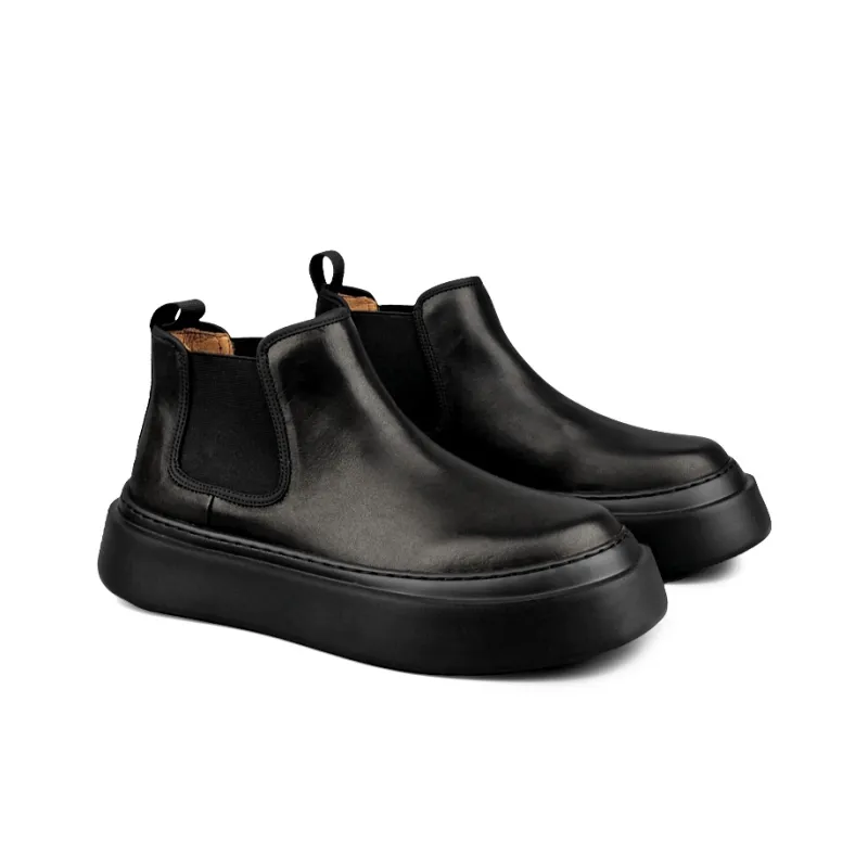 LOHAN·SIR Short Chelsea Boots Platform Men's-7