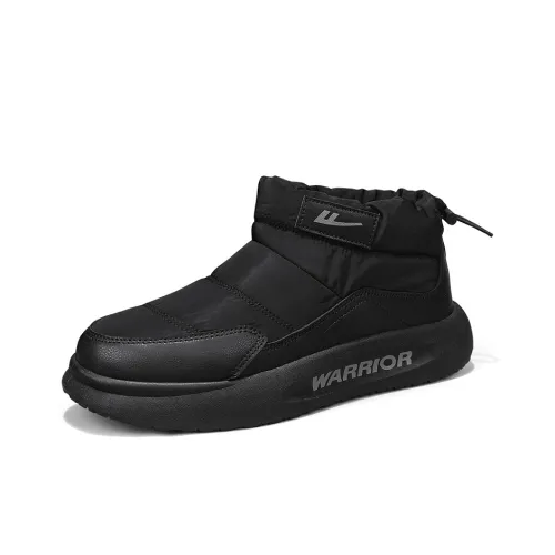 Warrior Warm Cushioning Height Increasing Short Snow Boots Men's Black