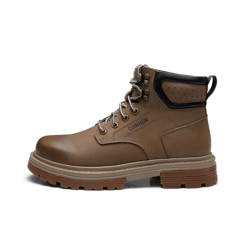 Strongman 3515 Martin Boot Men's Black Khaki-5