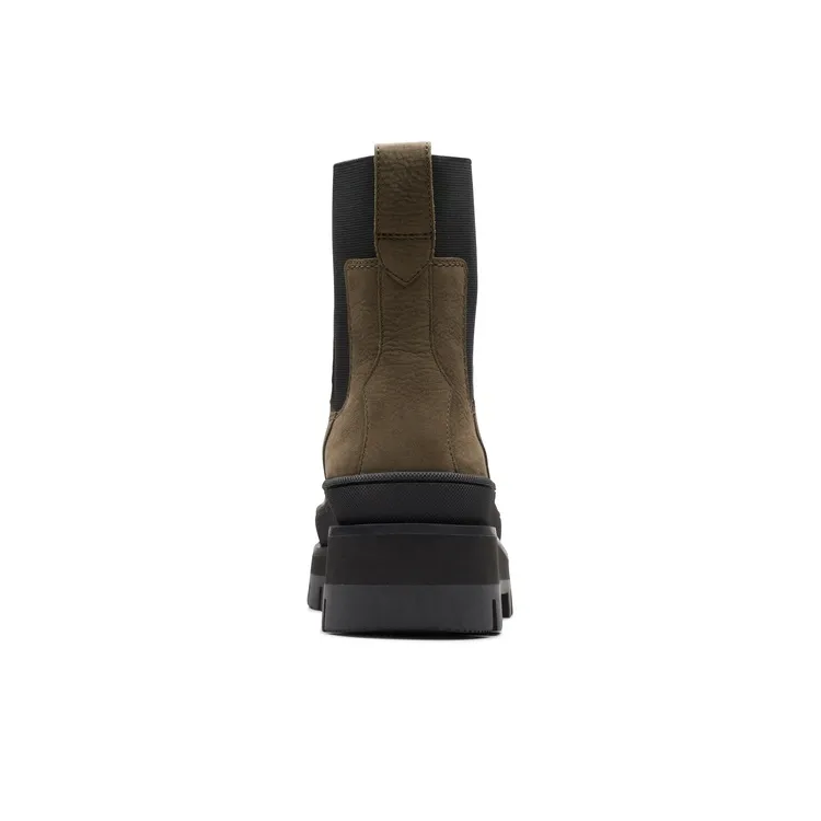 Clarks Ollie Series Crew Chelsea Boots Women's Green-2