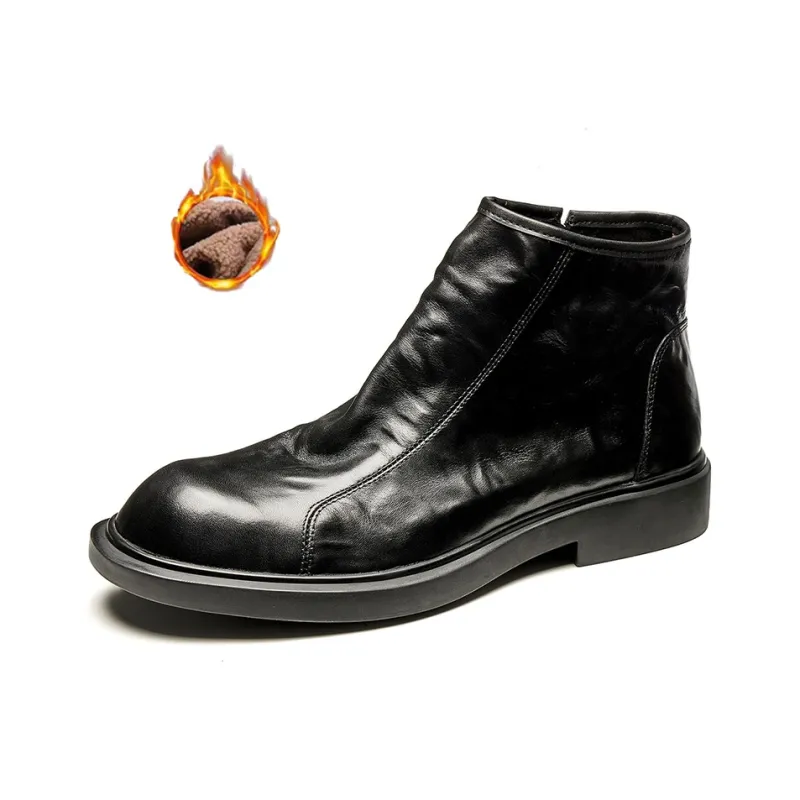 LEYGMENLG Ankle Boots Men's Black-4